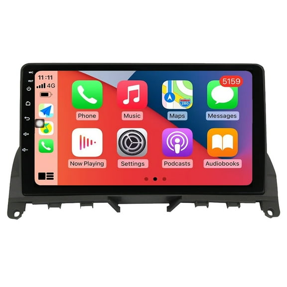Car Stereo CarPlay Android Auto for Mercedes Benz C Class 3 W204 S204 2006 - 2011 GPS Navigation Bluetooth DSP Multimedia Video Player