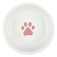 thumbnail image 2 of Bone Dry Ceramic Cat Bowls, Microwave & Dishwasher Safe, Small, 4.25x2", Rose, 2 Count, 2 of 5