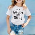 thumbnail image 2 of MEZZALL T-Shirt Mode Décontracté Respirant Imprimé pour Filles, Blanc, 8-9 Ans, 2 of 4
