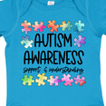 thumbnail image 4 of Inktastic Autism Awareness Support and Understanding Puzzle Pieces Boys or Girls Baby Bodysuit, 4 of 5