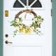 thumbnail image 5 of Flor Corona Ratán Aro Puerta Pared Colgante Jardín Fiesta Decoración Ornamento - AMARILLO Sunnimix Guirnalda de la puerta delantera de la ventana, 5 of 6