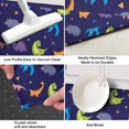 thumbnail image 3 of DarkBlue Dinosaurs with Shapes Pattern Kitchen Rug Mat,Kitchen Runner Rugs Non Skid Washable,Decorative Kitchen Floor Mats for Kitchen,Sink,Laundry,17"X47", 3 of 5