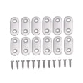 thumbnail image 2 of HEALEEP 30 Pcs Assiette de Réparation en Acier Inoxydable Plate pour Renforcer les Meubles de Maison, 2 of 4