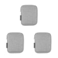 thumbnail image 3 of QualitChoice HAWEEL Cable Organizer Portable Reusable Mini Nylon Mesh Elastic Ring Data Line Charger Pen Storage Bag Travelling Case Grey 3Set, 3 of 6