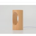 thumbnail image 4 of Lámpara de escritorio de madera, luz nocturna junto a la cama del dormitorio, iluminación LED regulable, lámpara de mesa creativa para decoración del hogar, regalo único para calentar la casa JM, 4 of 5