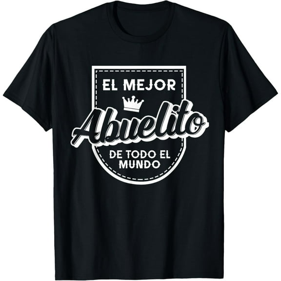 Mens World Best Grandpa in Spanish El Mejor Abuelito T-Shirt