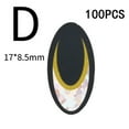 thumbnail image 1 of 100Pcs Luya Fake Bait Flash Flat Sticker Back Glue Simulation Fisheye, 1 of 6