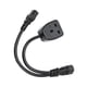 thumbnail image 5 of Cable IEC320 C13 UK, enchufe hembra a C14 macho, 1 entrada y 2 salidas, carcasa de PVC aislada impermeable, Cable divisor IEC320 Y de 100-250V, 5 of 5