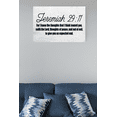 thumbnail image 2 of Scripture Walls  For I Know the Thoughts Jeremiah 29:11 Bible Verse Canvas Christian Wall Art Ready to Hang Unframed, 2 of 7