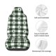 thumbnail image 4 of Balery Green White Christmas Tree Lumberjack Plaid Funda de Asiento para Auto con Diseño - Cubierta Frontal Suave y Transpirable con Protector Antideslizante- 1 Unidad, 4 of 5