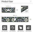 thumbnail image 3 of Yayeee Faucet Mat for Kitchen Sink 14.7" Diatomite Long Splash Guard Pad, Dark Floral, 3 of 7