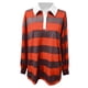 thumbnail image 3 of MHFRRA Camiseta de Manga Larga a Rayas, Informal, Holgada, con Cuello Levantado, Cómoda, para Uso Diario, Básica, para Otoño e Invierno Naranja, 3 of 4