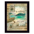 thumbnail image 1 of TrendyDecor4U MA2251A-712 "The Lake is Calling" par Marla Rae Art Mural Encadré Imprimé, 1 of 3