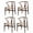 Ash Wood + Walnut, variant on Polynices Mid-Century Modern Wishbone Chair, Solid Wood Dining Chair with Hand-Woven Paper Cord Seat, Classic Y-Chair, Walnut/Natural, 1-Pack