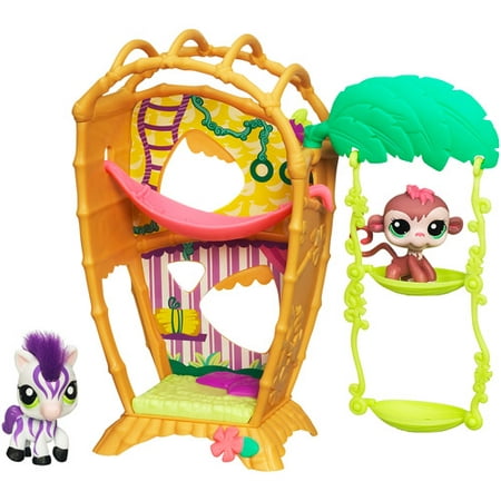 Littlest Pet Shop Lps Jungle Gym House - Walmart.com