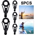 thumbnail image 1 of 200 Uds Caña Pescar Guías Línea Ojos Punta Anillo Superior Círculo Kit Aparejos Pesca, 1 of 4