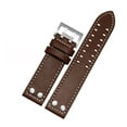 thumbnail image 2 of MAE Genuine Leather Watchband  compatible witch Hamilton Khaki Aviation Field Series Watch Band Bracelte, 2 of 7