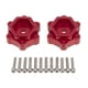 thumbnail image 5 of Acoplador hexagonal de copa de eje trasero de aleación de aluminio, adaptador + adaptador hexagonal de 5 mm para eje sólido de camión 4WD, pa ROJO Sunnimix Acoplador hexagonal, 5 of 5