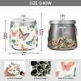 thumbnail image 2 of Yayeee Ashtray with Lid for Cigarette Smokeless Stainless Steel Home Ash Holder, Colorful Butterflies, 2 of 7