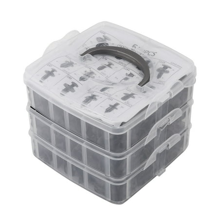 

630 Pcs Car Retainer Clips Plastic Fasteners Kit Rivet Clips Auto Bumper Rivet Retainer for Chrysle