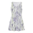 thumbnail image 4 of Staron Robe Femme Printemps Été à Col en V Ample Décontractée Sans Manches par-Dessus de Maillot de Bain Robe Débardeur de Vacances, 4 of 7