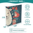 thumbnail image 5 of Christmas and Sheep 3 Ring Binders 1.5 inch Hardcover File Folders with Interior Pockets A4 Size Organizer for School Office Hospital Set of 2, 5 of 8