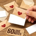 thumbnail image 5 of 30/60 Mini Love Notes & Envelopes Set, Mini Love Notes with Envelopes | Cute Valentine’s Day Cards for Couples | Blank Romantic Notes for Boyfriend & Girlfriend, Sweet Little Love Messages (30pcs), 5 of 7