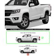 thumbnail image 2 of APS Wheel to Wheel Running Boards 6-inch Compatible with Chevy Colorado GMC Canyon 2015-2025 Crew Cab 6ft Bed (Nerf Bars Side Steps Side Bars), 2 of 6