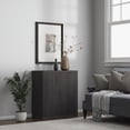 thumbnail image 5 of Surmoby 30.9" Sideboard Buffet Cabinet with Storage, Modern Accent Cabinet with Adjustable Shelf and Doors Media Console Cabinet for Living Room Dining Room and Kitchen,Dark Gray Alder, 5 of 9
