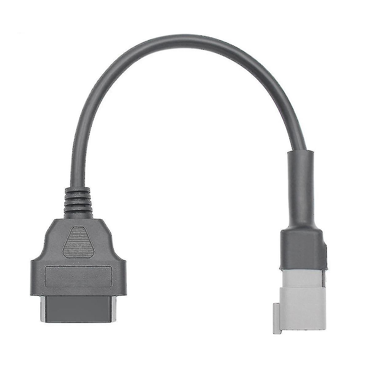 6-Pin Naar 16-Pin OBD2 Diagnosekabel – Voor CAN-AM MOTO ATV UTV Motorfiets – ABS – Vervangingsadapter Voor OBDII Codelezers