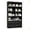 Black, variant on Homfa Double Row 6-tier Bookcases Floor Standing, 71 in Tall Bookcase Bookshelf with 4 Drawers and 8 Display Cubicles, for Home Office Living Room, Natural Oak