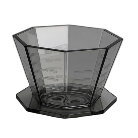 

Coffee Filter Cup Professional Coffee Filter Cup Lightweight Cafe Filter Tool Coffee Dripper Reusable for Outdoor Home Travel Hiking Black