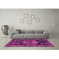 thumbnail image 3 of Ahgly Company Indoor Rectangle Persian Purple Traditional Area Rugs, 7' x 10', 3 of 4