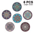 thumbnail image 1 of Creative Home Heat-resistant Round Non-slip Coaster, Silicone Heat Insulation Pad, High Temperature, Waterproof, Non-slip And Anti-scal, 1 of 5