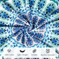 thumbnail image 4 of RAJRANG Tapiz Mandala Degradado de 48 pulgadas, mantel redondo de algodón puro, decoración hippie, tapices bohemios boho indios - Azul cielo, 4 of 6