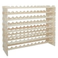 thumbnail image 2 of ZENSTYLE Stackable Modular Wine Rack 96 Bottle Wine Storage Stand Wooden Wine Holder Display Shelves, 2 of 4