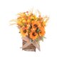 thumbnail image 4 of Corona artificial para puerta de entrada, cesta de flores decorativa versátil para fiesta, Estilo A, 4 of 9