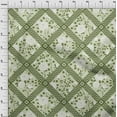 thumbnail image 4 of oneOone Cotton Cambric Greenish Beige Fabric Florals Fabric For Sewing Printed Craft Fabric By The Yard 42 Inch Wide, 4 of 6