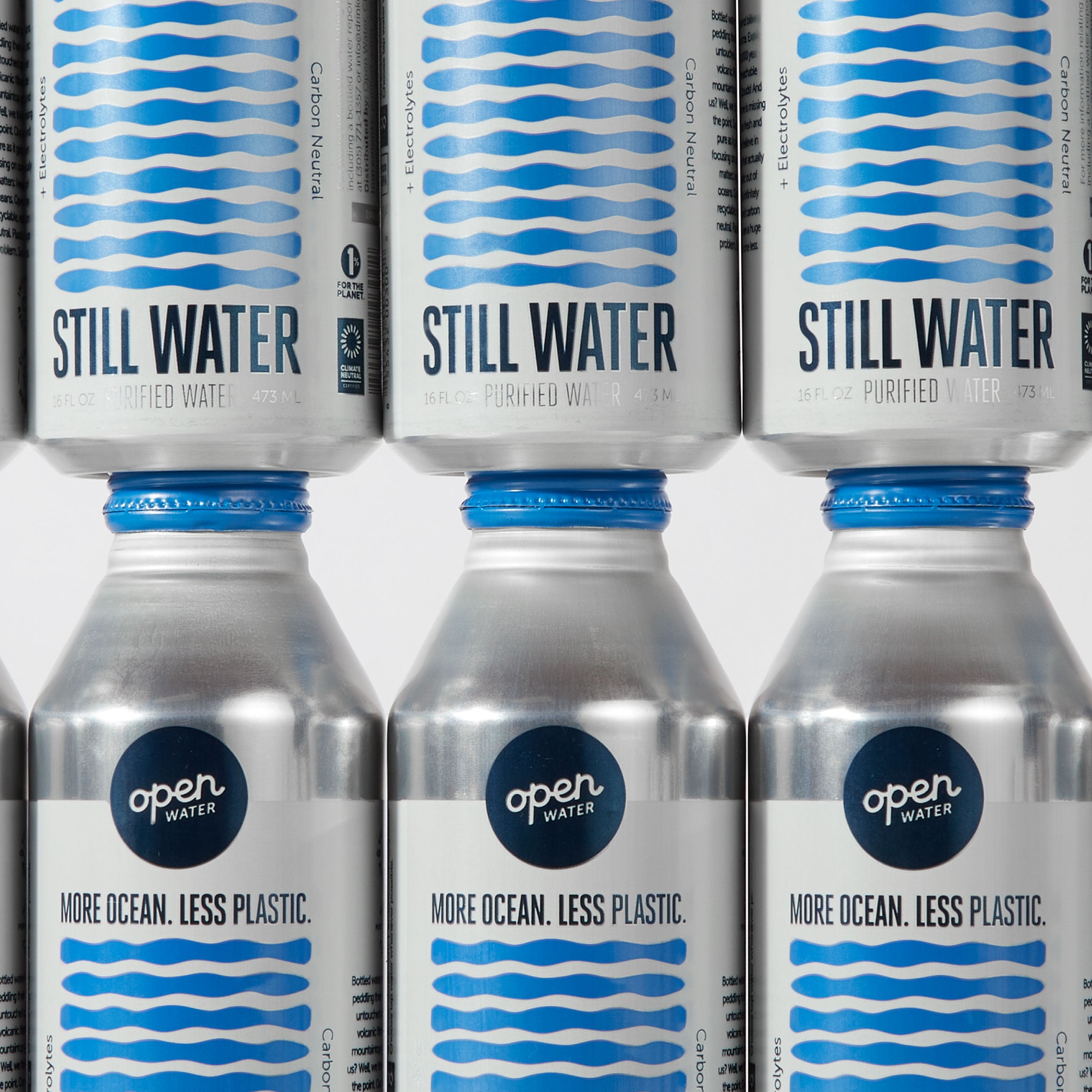 Buy Open Water Still Bottled Water With Electrolytes, 16 Oz, Case Of 12