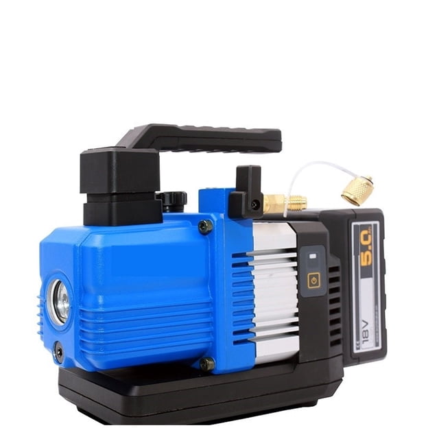 Pompe à Vide 180W 18V VRP-2DLi Sans Balais DC Batterie Lithium Pompe à Vide Extracteur d'Air Réfrigération Climatiseur R32, Largement Utilisation