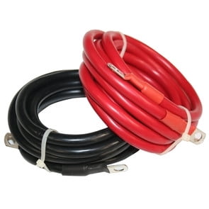 Bulldog Whes Winch Power Cable 20140 For Use On Truck Winches; Connects To Battery; 3 Gauge; With 9 Foot Power Lead And Ground Cable