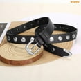 thumbnail image 6 of WHIPPY Women's Leather Belt for Jeans Dresses Ladies Studded Black Leather Belts, 6 of 8
