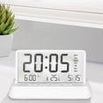 thumbnail image 7 of Digital Wall Clock Battery, Transparent Multifunctional Electronic Clock With Large Display Screen For Living Room, Bedroom, Desk Decor (3x5 Inch), 7 of 7