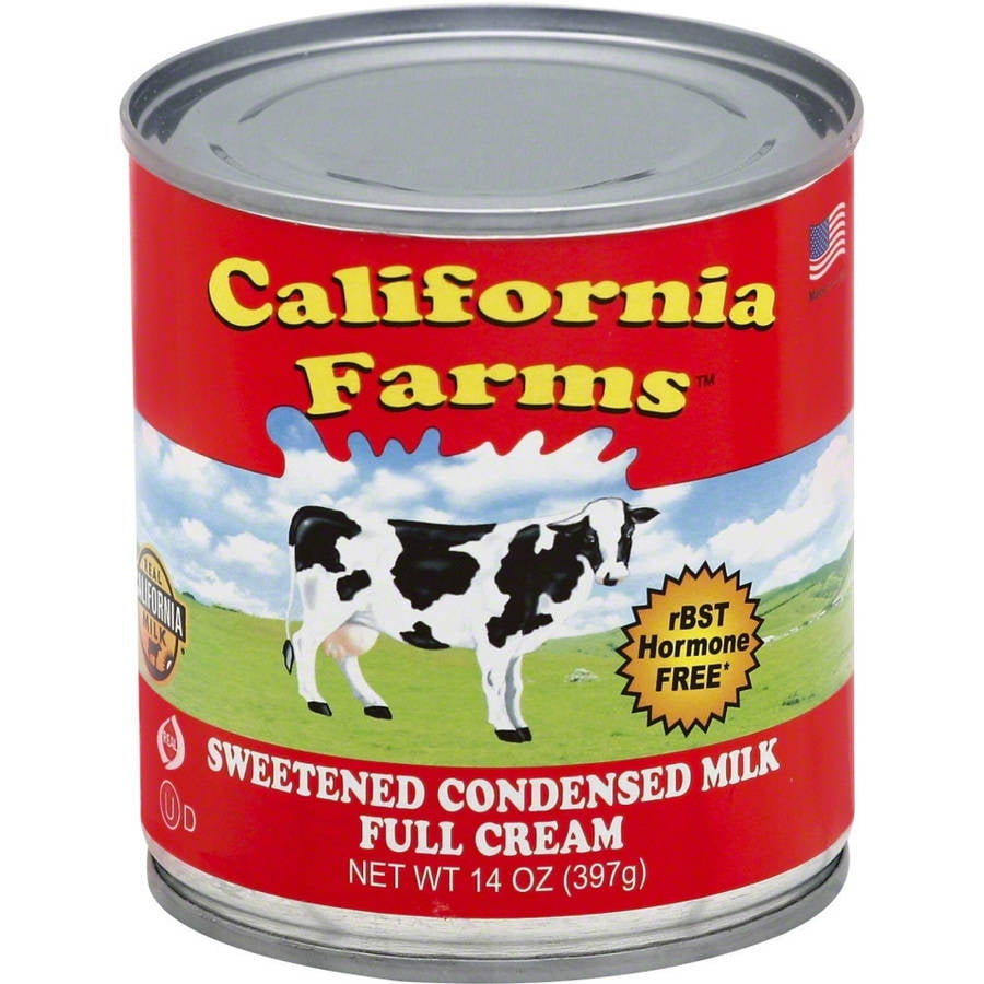 California Full Cream Sweetened Condensed Milk, 14 oz, (Pack of 12