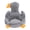 Grey, variant on LAZIOEGR Plush Goose‑Shaped Seat Cushion – Soft, Detachable Comfort Pad for Window, Floor or Futon (White)