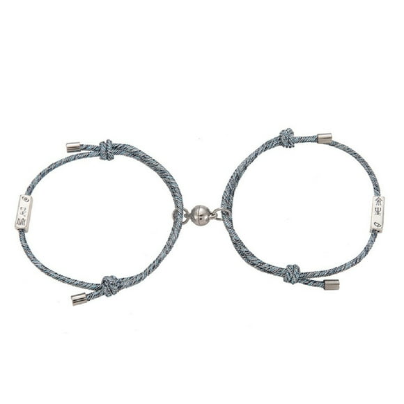 Love Bracelet Adjustable Table A Solemn of Love The Alloy Adjustable Magnetic Suction Bracelet Gifts for Lovers