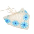 thumbnail image 5 of Ofertas Únicas 2 Pcs Bandana Triangular Girasoles Turbante de Punto Bufanda de Croché para Mujeres Beige, 5 of 5