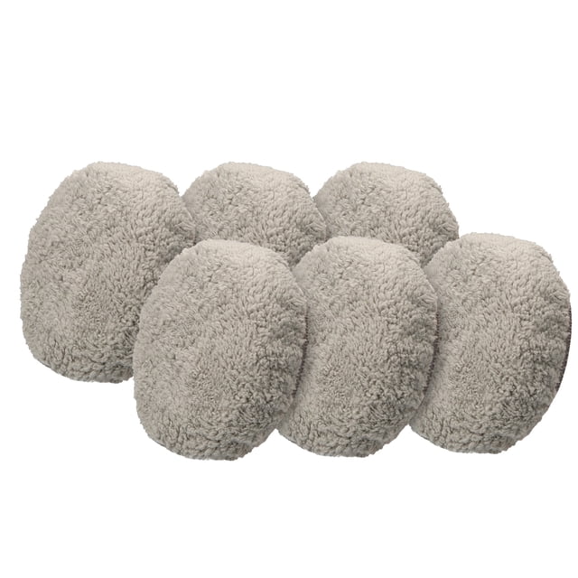 Paño de fregar 6 piezas de paño de limpieza lavable de repuesto para HOBOT 168/188 Robot de limpieza de ventanas almohadillas de limpieza de microfibra accesorios reutilizables Maboto Paño de fregar