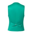 thumbnail image 4 of Wdgfv Men's Shiny Sequin Vest V-Neck Party Sleeveless Suit Waistcoat, 4 of 8