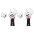 thumbnail image 4 of MAXPOWER 2PCS Adjustable Wrench Set, Professional Adjustable Shifter Movable Spanner with Double Dipping Handle, Drop Forged with Chrome Finish, Metric/SAE, Includes 6-Inch, 10-Inch, 4 of 15